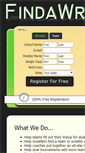 Mobile Screenshot of findawrestler.com